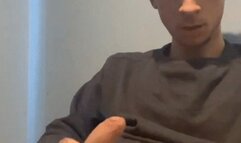 Cumming hard on my bed