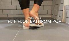 Flip Flop Bathroom POV