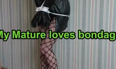 My mature loves bondage
