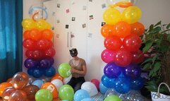 Foxys nail pops lots of advertisement balloons