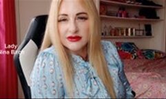 Lady Nina Birch - Satin Slut For Mistress JOI