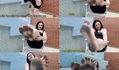 I ORDER YOU TO CLEAN MY SOLESDIRTY - GODDESS LETICIA MILLER - EXCLUSIVE LM VIDEOS AUGUST 2023 - CLIP 1 (SUBTITLED )