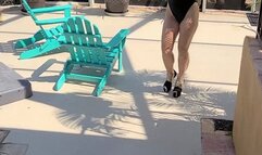 Outdoor Jerk off Instructions with Momma!