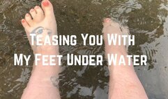 Under Water Foot Tease