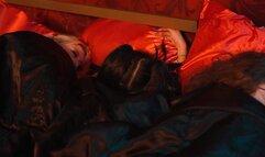 Lesbian Femdom Sleepover Threesome