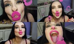 I make you cum with my huge pink cocksucking lips