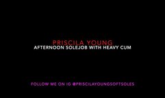 AFTERNOON SOLEJOB WITH HEAVY CUM