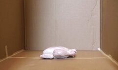 Italian girlfiend - Stomping on chicken in white rugged sandals