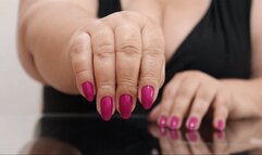 Dolce Amaran tapping her perfect finger nails - BBW - FINGERNAIL FETISH - POV - TAPPING- PINK NAILS - LONG NAILS - SOUND - HANDS - FINGERS - FINGER NAILS