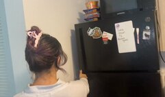 Roommate watches me shower