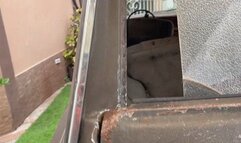 Milah Arches fantasy cranking battle and sexy pedal pumping with the old wagoneer