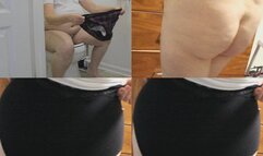 BBW PRINCESS BELLE w THE BIG BOOTY TAKES A STRONG PEE FARTS AND ADDRESSES HER ASS FART SLAVES AND MODELS NEW PANTIES