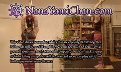 4k UHD: Self bondage to pole: Master, come play with me