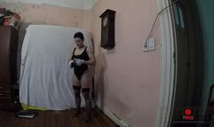 Powerful hands destroy pc speakers and keyboards AVI HD CAM 1