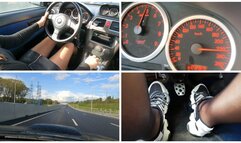 EXCLUSIVE PREMIERE: SEXY GIRL DRIVES EXTREMELY FAST SUBARU IMPREZA WRX STI