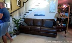 The sweater strapon surprise