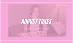 August Taxes 2023