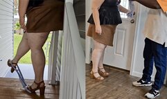 BBW - I left my panty by the front door for an un-invited Perverted stranger who followed me home - face sitting kinky BBW SSBBW POV worship (big butt, big booty, big ass, huge ass, big tits, big boobs, massive ass)