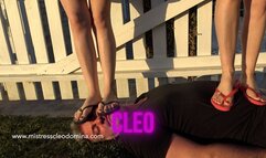 Cleo Domina: Trampled with our flip flops