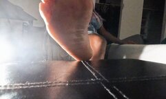 Tiny Human On Giantess Foot Rest POV 4k