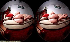 VR180 3D - Don't disturb Giantess Alice in her sweet Dreams (Clip No 2537 - 4K mp4 version)