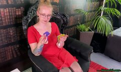 Blow2Pop purple U16 and U15 *marble* while smoking