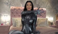 Spiderwoman giving sniffing instructions