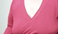 Surgical gloves then magenta rubber ASMR