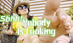 Shhh Nobody Is Looking Secret Foot Worship In Public Exposure Foot Licking POV Femdom Public Embarrassment Toe Curling Spreading Bare Soles Sweaty Feet Barefoot Bare Feet