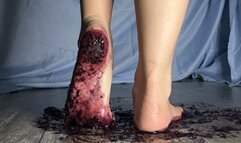 Blackberry Foot Crushing