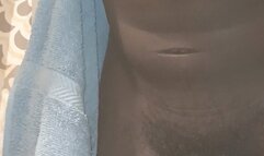 Close up MeatStick with oil and cock ring