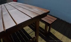 Stripping naked outside (Filmed by myself) (2018) (MP4)