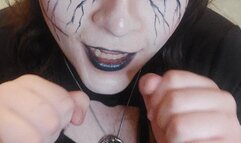 goth trans catgirl milks her girlcock to multiple orgasms