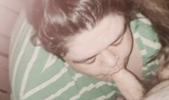 SSBBW sucks chubby cock