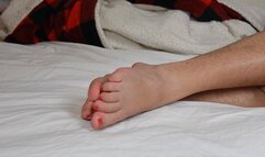 Dylan gets comfy for foot worship (4k)