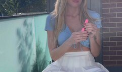 B2P pink balloon until it bursts