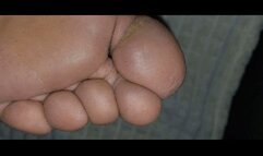 Katya - Removing her moist ankle socks and licking the dirt off her mature feet (4K)