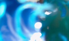 Carissa swimming in the public pool in Chimney Rock