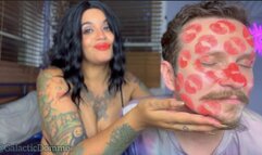 Red Cherry Kiss Entire Lucky Face