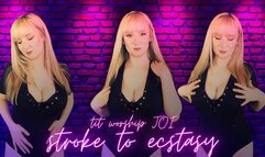 Tit worship JOI: Stroke to ecstasy