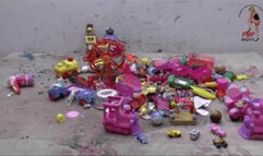 Toy stuff under brutal Overknees