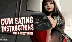 Today I will give you cum eating instructions - CEI POV