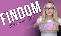 Findom Placement Test