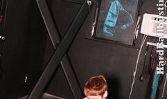 Miss Lana Ball Stomping Board Standing Sitting and Hitting Trapped Balls