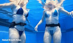 Lory Lace and Cory Chase Go Underwater - Naked Breath Holds (HD-720)