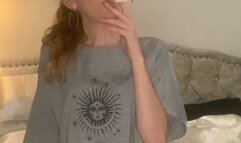 Smoking in my bed