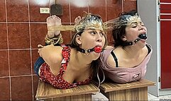 Hogtied Hotties Having Fun In Bondage (high res mp4)