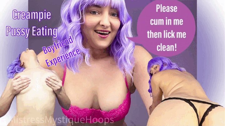 Creampie Pussy Eating Boyfriend Experience - Sex POV And Cum Eating  Instructions With Mistress Mystique - WMV Porn Video
