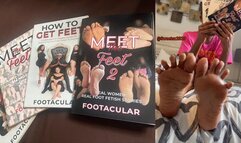 Wedged Deep Between Thick Cut Meaty Feet Cum Blast