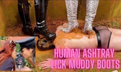 Evil Lohan and Mistress Vblack - Femdom smoking and Muddy Boots FULL